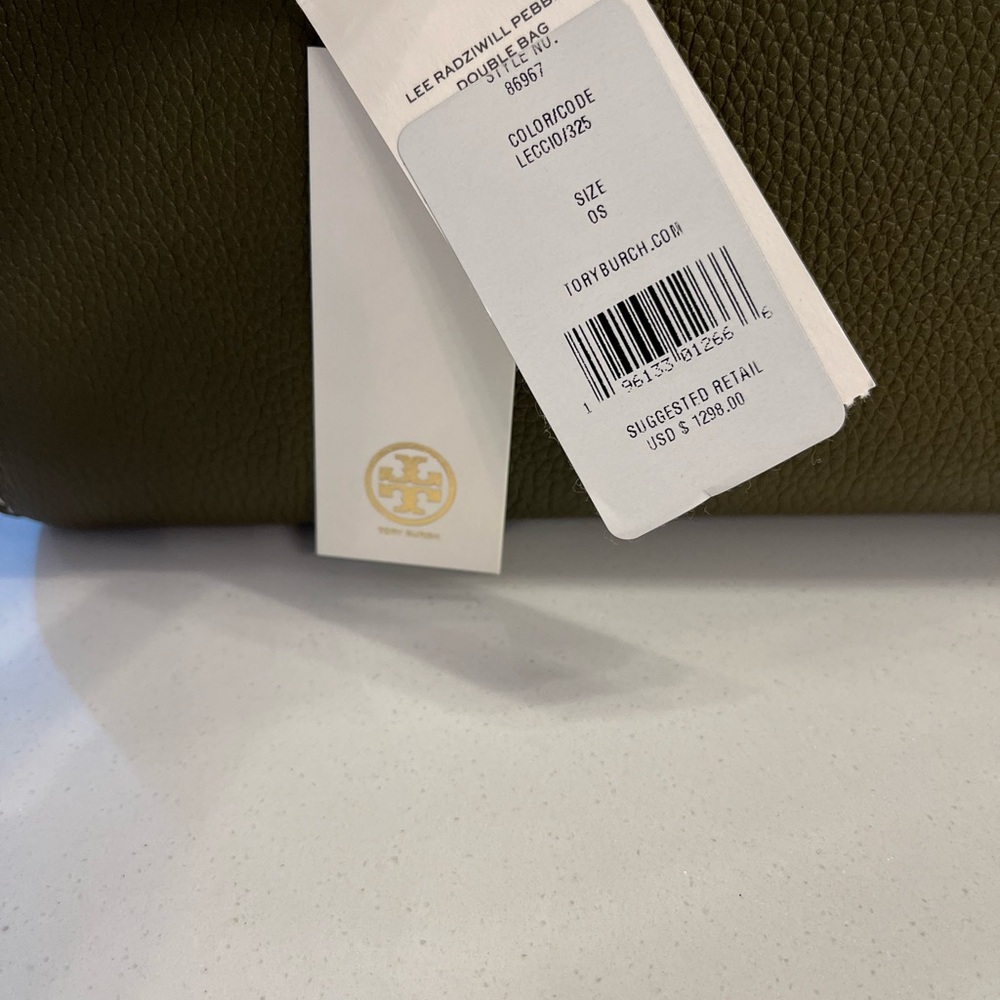 Tory Burch Lee Radziwill Pebbled Grain Double Handbag (Satchel) - Picture 9 of 15